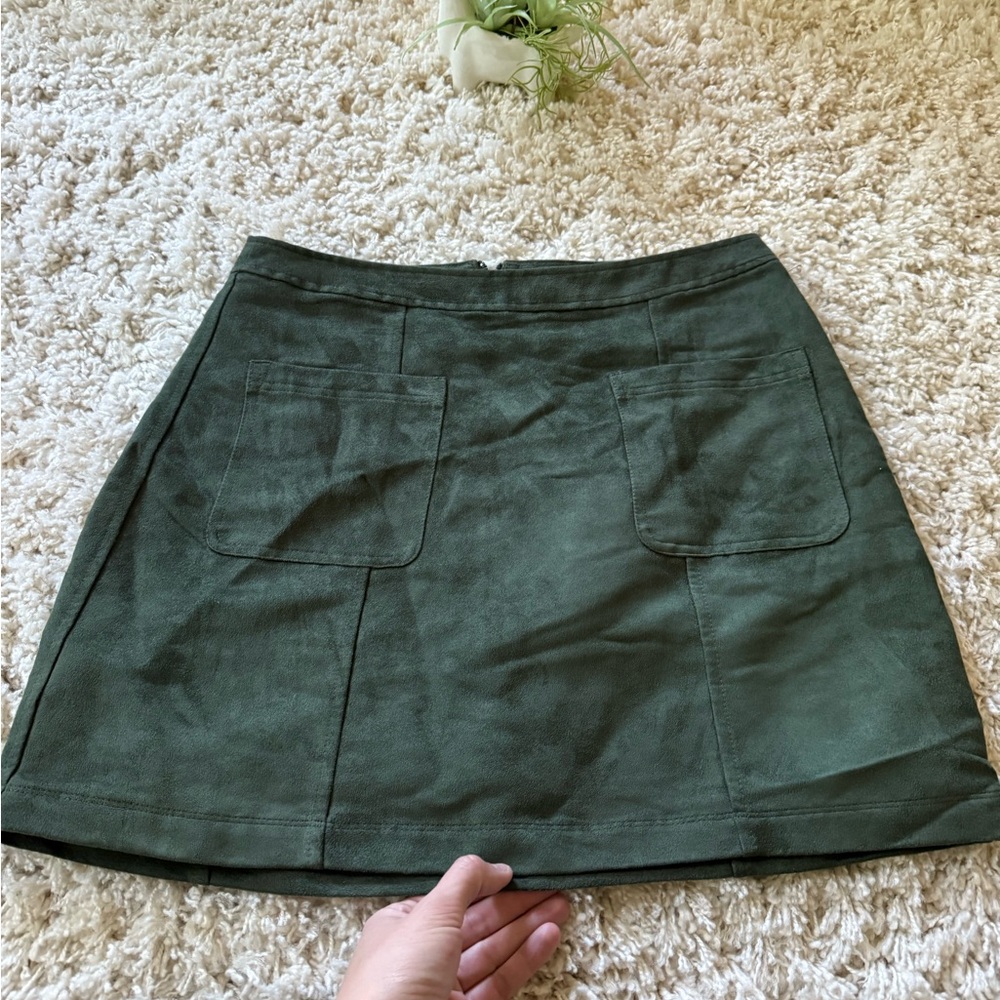 Old Navy Green A-Line Mini Skirt Casual - Picture 5 of 7